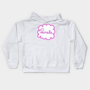 Pamela. Female name. Kids Hoodie